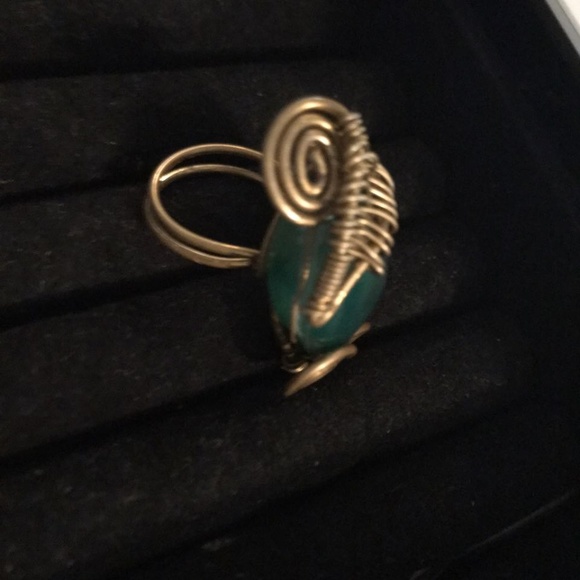 VItality Ring, AVENTURINA STONE, Mexican Artesan - Picture 3 of 3